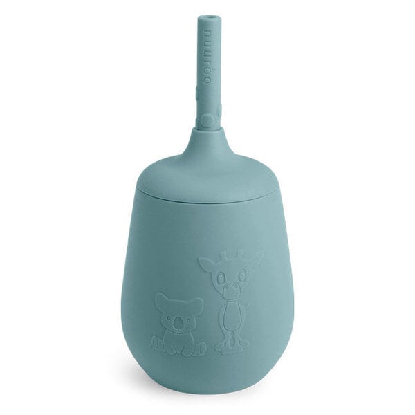 Nuuroo Nuuroo Adita siliconen beker met rietje