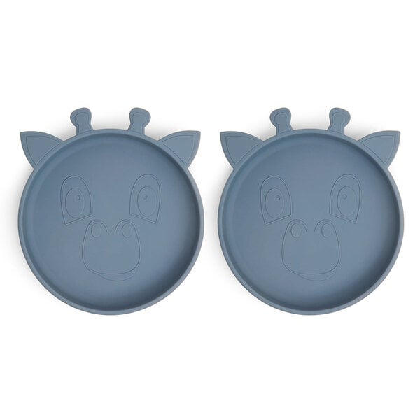 Nuuroo Nuuroo Akila siliconen bord 2-pack Giraf