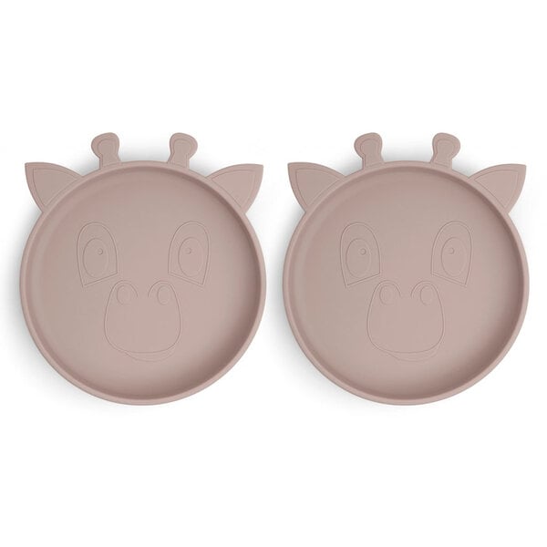 Nuuroo Nuuroo Akila siliconen bord 2-pack Giraf