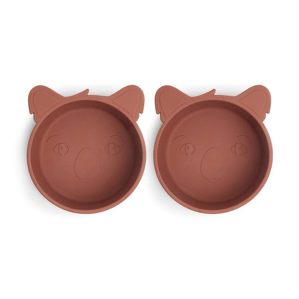 Nuuroo Nuuroo Alex siliconen diep bord 2-pack Koala