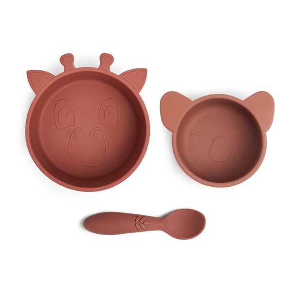 Nuuroo Nuuroo Eddy siliconen dinerset 3-pack