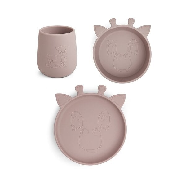 Nuuroo Nuuroo Judi siliconen dinerset 3-pack Giraf