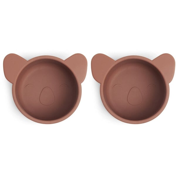 Nuuroo Nuuroo Rosa siliconen snackdoos klein 2-pack