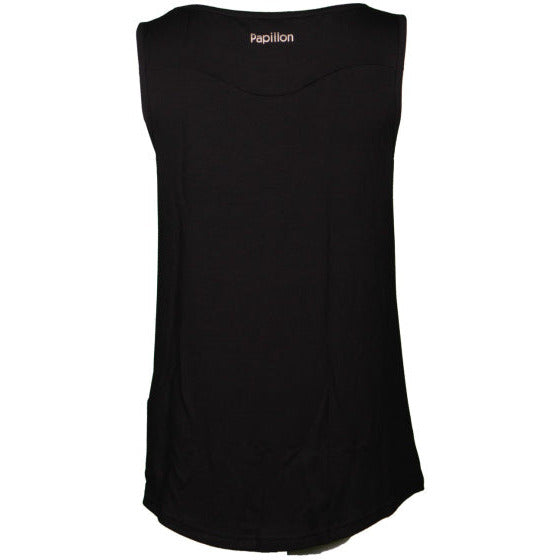 Singlet fitnessshirt dames zwart maat 3XL