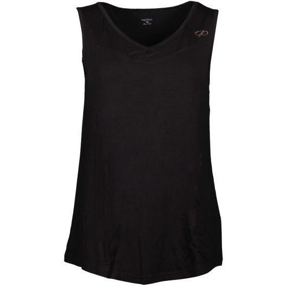 Singlet fitness shirt dames zwart maat 3XL
