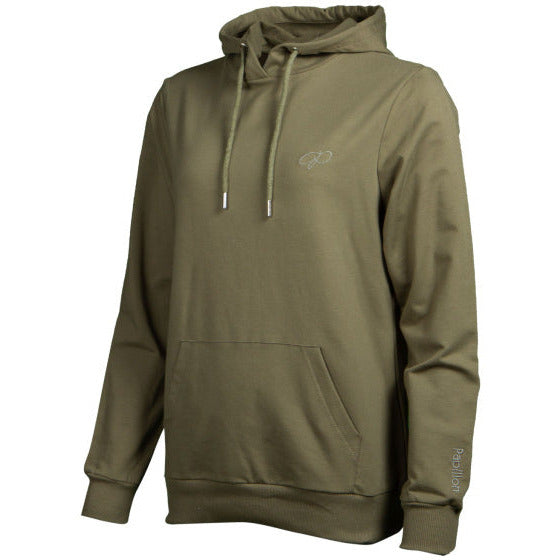 Sweat Hoody Katoen Dames Camouflagegroen Maat XL
