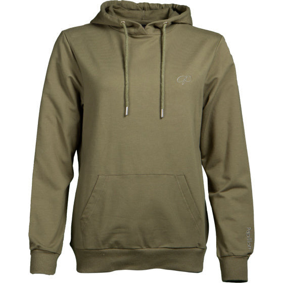 Sweat Hoody Katoen Dames Camouflagegroen Maat L