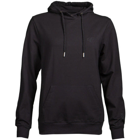 Sweat Hoody Katoen Dames Zwart Maat S