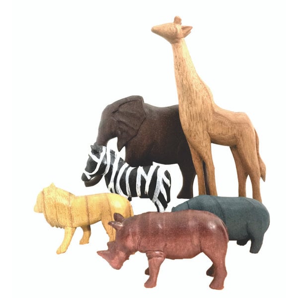 Papoose Toys Papoose Toys Africa Wood Animals 6
