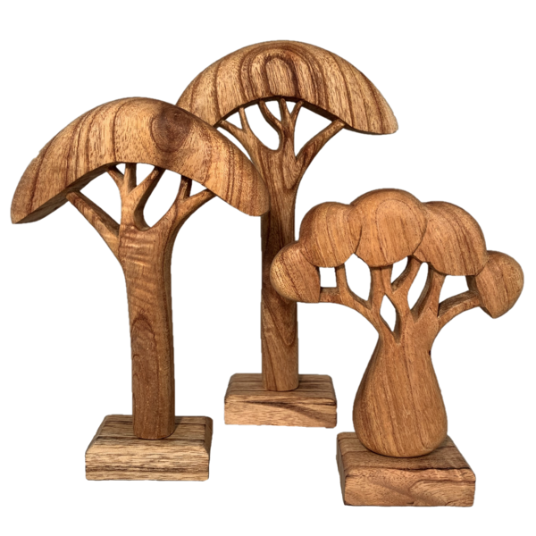 Papoose Toys Papoose Toys African Trees Natural 3pc