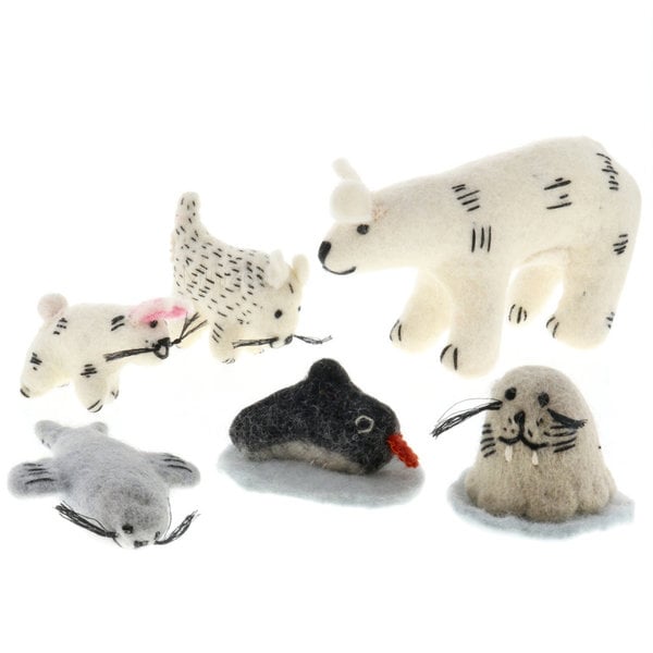 Papoose Toys Papoose Toys Arctic Animals 6pc