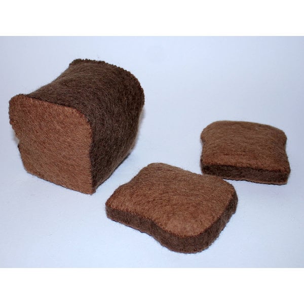 Papoose Toys Papoose Toys Bread Loaf and 2 Slices