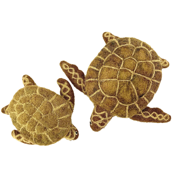 Papoose Toys Papoose Toys Bruine Schildpadden 2 stuks