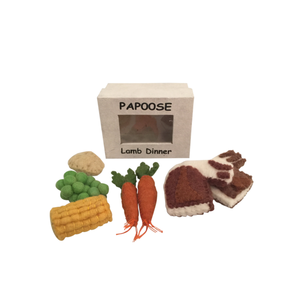 Papoose Toys Papoose Toys Viltvoer Lam Diner
