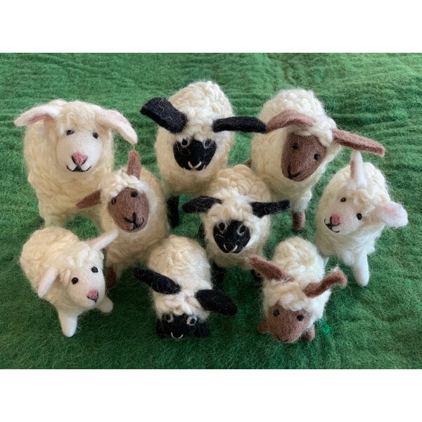 Papoose Toys Papoose Toys Kudde Schapen 9-delig