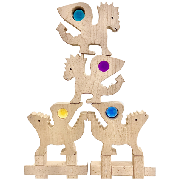 Papoose Toys Papoose Toys Gem Draken 4st