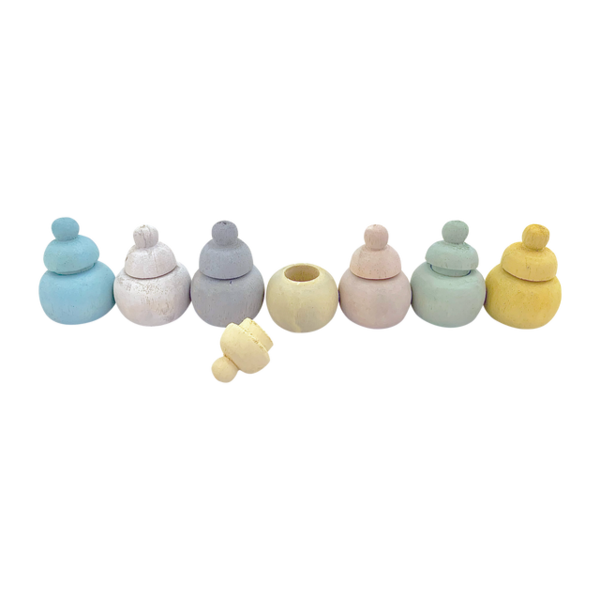 Papoose Toys Papoose Toys Mini Pastelpot 7st