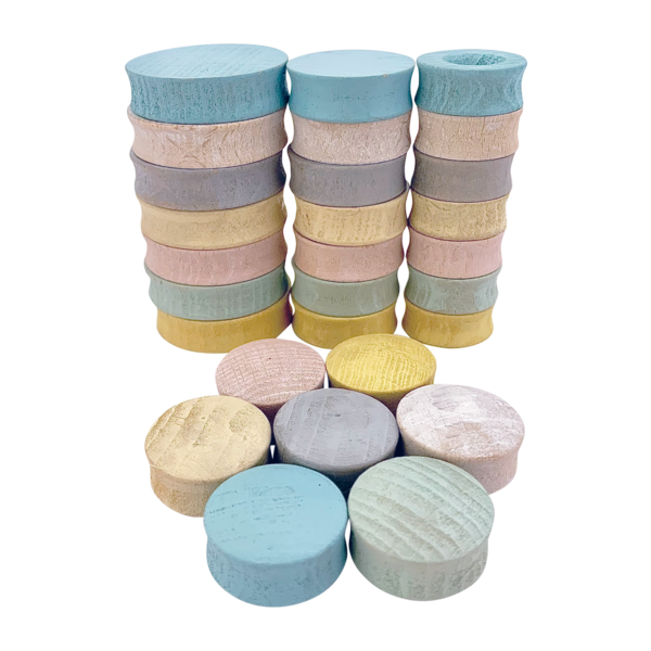 Papoose Toys Papoose Toys Mini Pastel Rondes 28st