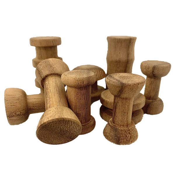 Papoose Toys Papoose Toys Mini WW Spoelset Java Teak 10