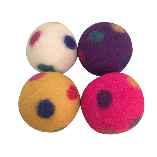 Papoose Toys Papoose Toys Polka Dot Ballen 7cm 4