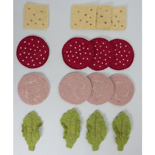 Papoose Toys Papoose Toys Sandwich Toppings 16 stuks