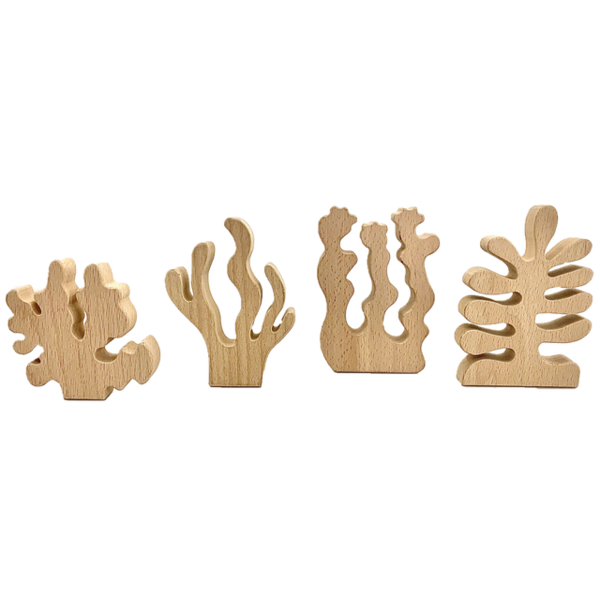 Papoose Toys Papoose Toys Zeegrassen 4st