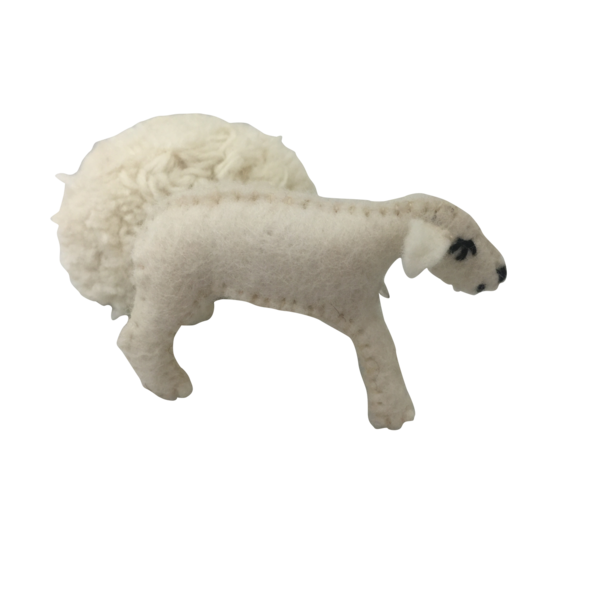 Papoose Toys Papoose Toys Schaap met afneembare vacht 6
