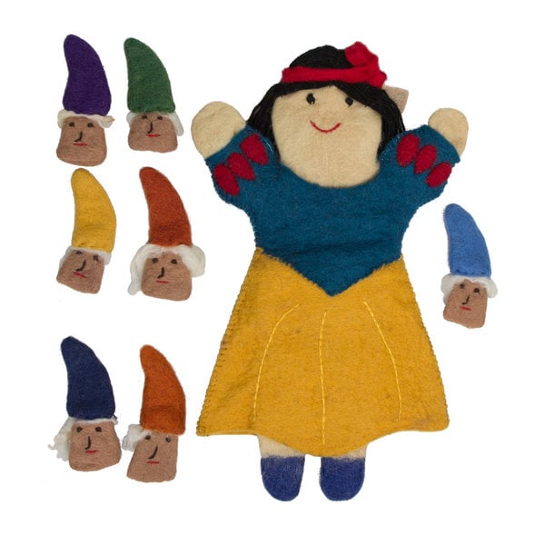 Papoose Toys Papoose Toys Sneeuwwitje, 7 dwergen