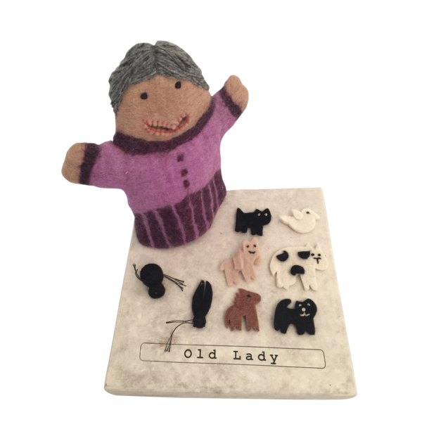 Papoose Toys Papoose Toys Verhaalpop Oude Dame Zwaluw