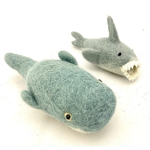 Papoose Toys Papoose Toys Walvis en Haai 2 stuks