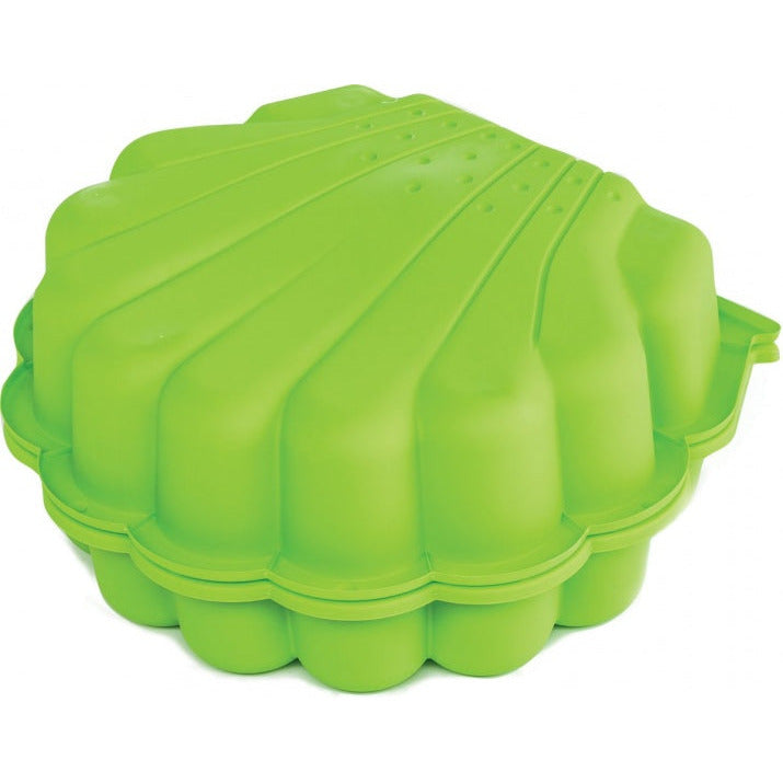 zandbak met deksel Schelp 87 x 78 x 18 cm groen