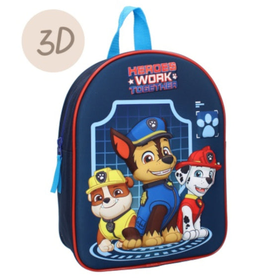 Paw Patrol rugzak 3D junior donkerblauw