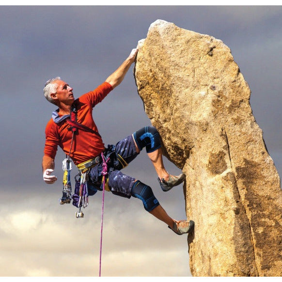 kniebandage Compressie unisex blauw per set maat XS