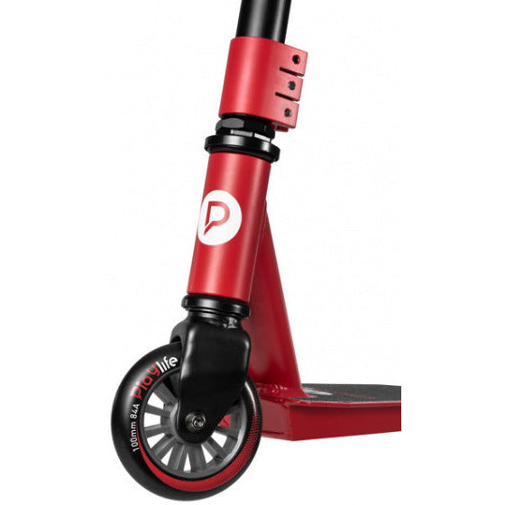 Kicker Red stuntstep 82 cm aluminium zwart rood