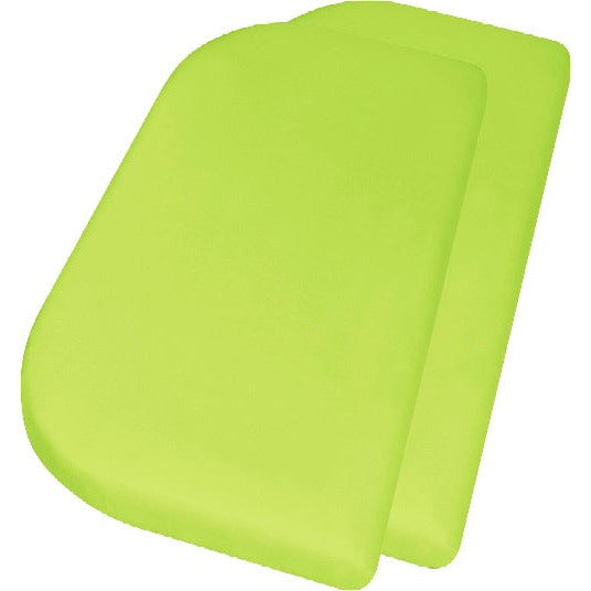 drap-housse junior 81 x 42 + 10 cm coton vert 2 pièces