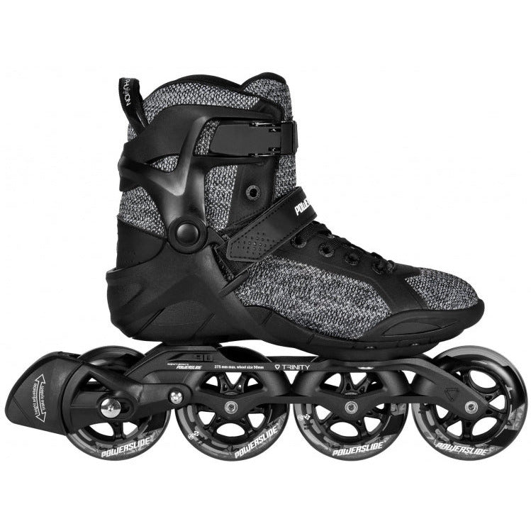 Inlineskates Phuzion Radon Enzo 90 83A zwart maat 44