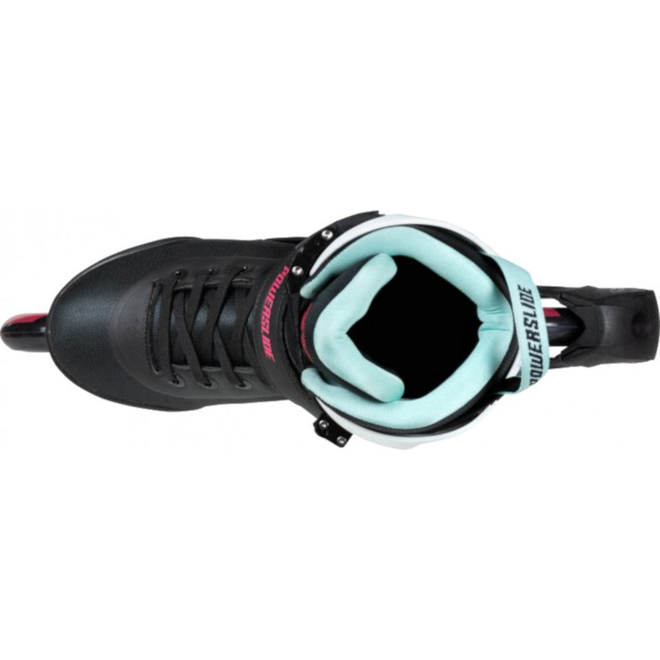 inlineskates Radon Teal 90 softboot 83A zwart mt 41