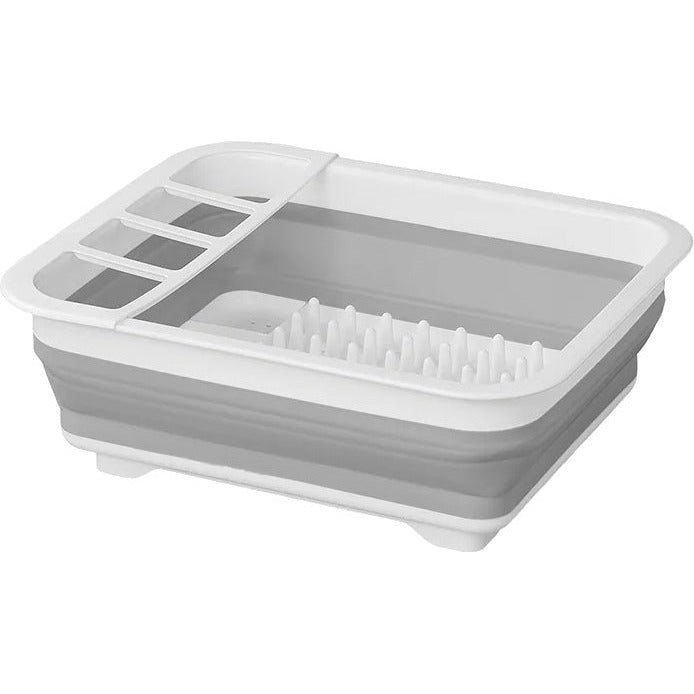 afdruiprek opvouwbaar 31,5 x 36,5 x 13 cm grijs wit