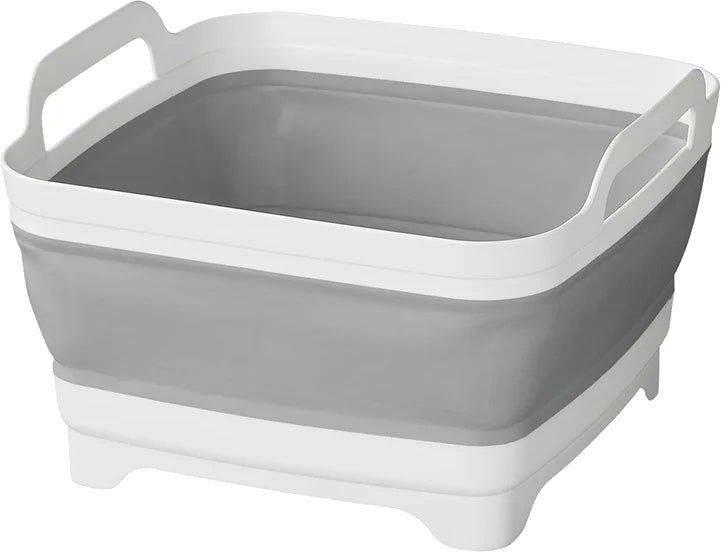 afwasteil opvouwbaar 30 x 30 x 20 cm grijs wit