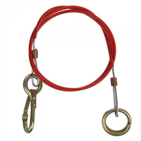 breekkabel voor oplooprem 100 cm rood