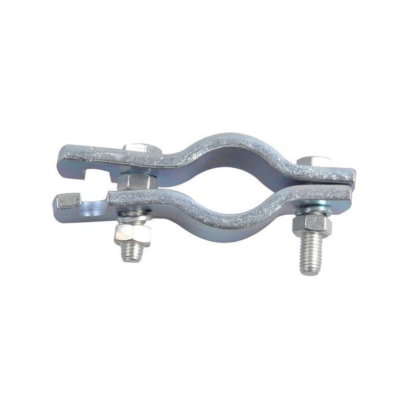 hulpkoppeling met sleuf staal zilver