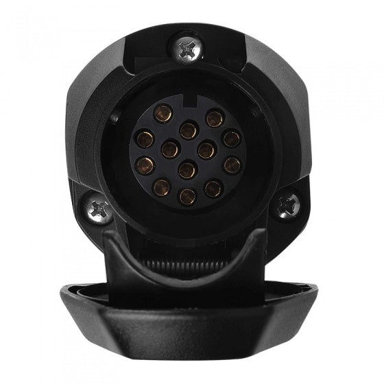 adaptateur d'éclairage led 12 Volt 13-13 pôles 16 cm noir