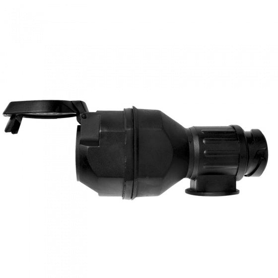 adaptateur d'éclairage led 12 Volt 13-13 pôles 16 cm noir