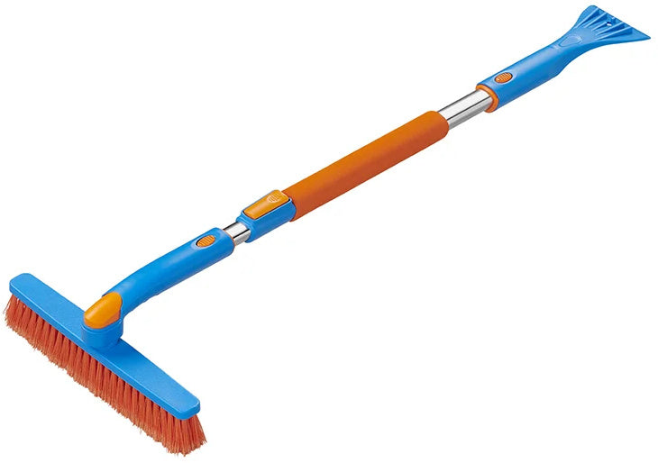 sneeuwborstel en ijskrabber met telescopisch staal