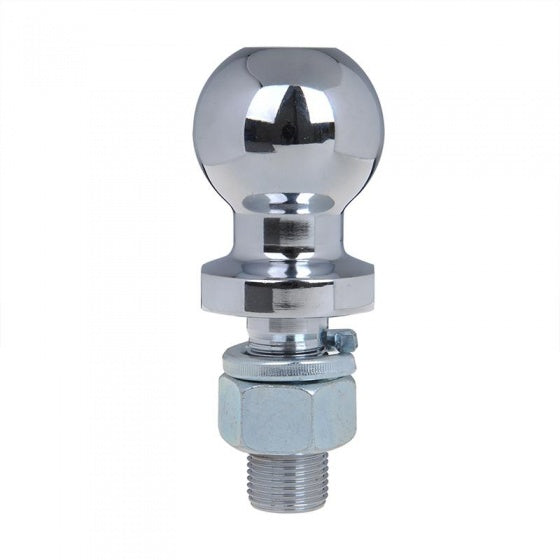 trekhaakkogel 50 mm M22 recht staal zilver