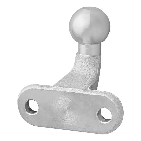 trekhaakkogel haken Ø50mm staal lang zilver