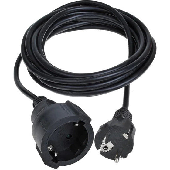 verlengkabel Schuko 5 meter 3x1,0mm² zwart