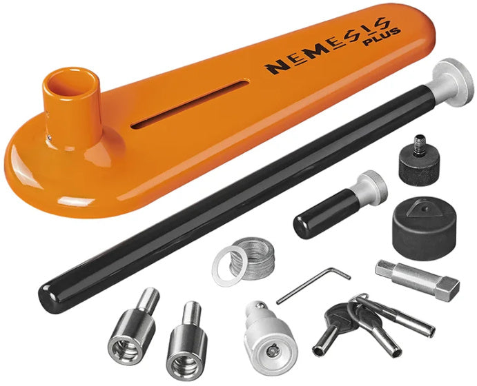 Nemesis Plus wielklem SCM voor camper oranje