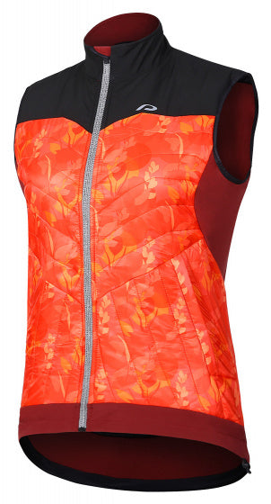 bodywarmer P-Painted Bird dames polyester rood mt 46