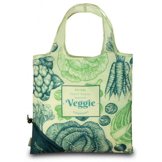 shopper Veggie dames 22 liter polyester groen
